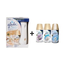 Glade Otomatik İpeksi Vanilya + Lavanta + Temiz Çarşaf Ferahlığı + Temizliğin Ferahlığı 4 x 269 ML