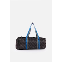 İcone Bag Çocuk Yıldız Logolu Spor Çanta, Çocuk Spor Çanta, Fermuarlı Detaylı Çocuk Spor Çanta Siyah - Gri
