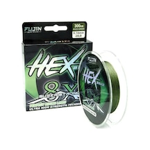 Fujin Hex Braid X8 Moss Green Pe İp Olta Misinası 300 Mt