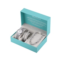 Daniel Klein Dk.1.13680.1 Gift Set Kadın Kol Saati Beyaz