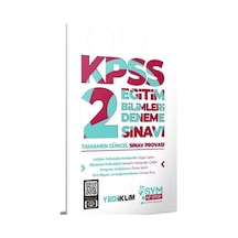 Ösym Ne Sorar KPSS Eğitim Bilimleri 2 Deneme Sınavı - Cüneyt İltuş - Yediiklim Yayınları