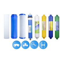 Açık Kasa Su Arıtma Cihazı Membranlı 8'li Filtre Set
