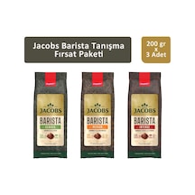 Jacobs Barista Filtre Kahve Tanışma Seti 3 x 200 G