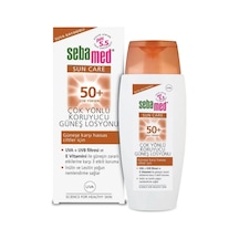Sebamed Sun Care SPF 50+ UVA/UVB Filtresi ve E Vitamini Üçlü Yüksek Koruma Çok Yönlü Güneş Losyonu 150 ML