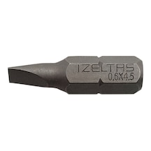 İzeltaş Düz Bits Uç 0.6x4.5 25 MM