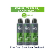 Men +care Advanced Erkek Deodorant 72 Saat Koruma Extra Fresh 150 ML X3