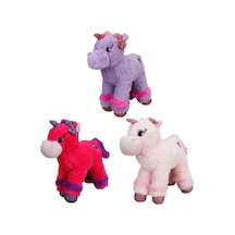 Unicorn Renkli Peluş At 28 cm. 1 Adet Fiyatıdır