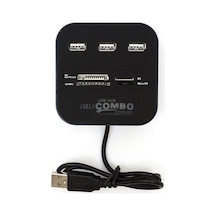 Alfais 5043 Usb Hub Çoklayıcı Çoklu Kart Okuyucu