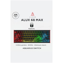 Alux 68 Max He- Kablolu Manyetik Switch Klavye- 8.000hz Alüminyum Gövde Argb