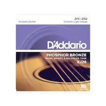 Daddarıo Ej26 Akustik Gitar Tel Seti. Phosphor-Bronze