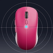 3 Modlu Kablosuz Oyun Mouse Type-c Şarjlı Bluetooth 2.4ghz Dual Mode 6400 Dpı Ultra S203 Pembe 001