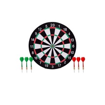 Büyük Boy Dart Seti 36 Cm Çift Taraflı Dart Hedef Tatası 6 Oklu