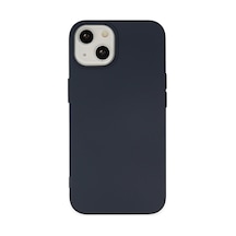 Apple iPhone Uyumlu 14 Kılıf Nano İçi Kadife Silikon - Lacivert Bzsxx00 1