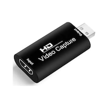 Hdmı Usb Video Capture Görüntü Yakalama Kartı 1080p Kamera Dslr Oyun Konsolu Kayıt Ve Yayın Adaptörü