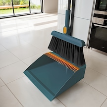 Willowhaven Mavi Katlanır Süpürge Ve Faraş Seti, Tüm Odalar İçin Pratik