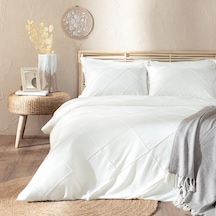 Mattıen Bambu Çift Kişilik Nevresim Seti 200x220 Cm Ekru