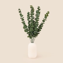 Deco Okaliptus 7'li Dal Çiçek - Yeşil - 47 Cm Çok Renkli