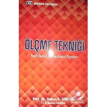 Ölçme Tekniği Boyut. Basınç. Akış ve Sıcaklık Ölçmeleri / Pr