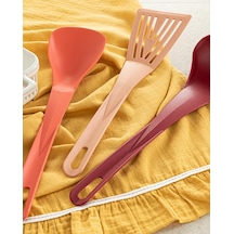 Me Plastik 3 Parça Servis Seti 32 Cm Kırmızı Diğer