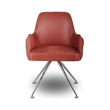 Koltukstilim Zen Comfort Taba Deri Misafir Koltuğu Kahverengi