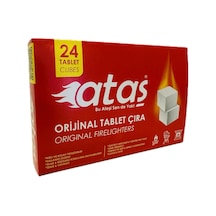 Ataş Mangal Kömür Tutuşturucu Tablet Çıra 24 Pcs