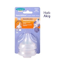 Lansinoh Natural Wave Biberon Emziği Hızlı Akış 2'li