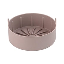 Suntek Magideal Yuvarlak Hava Fritöz Silikon Pot Gıda Kahve-16cm