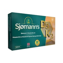 Sjomann's Vitamin D3 K2 Takviye Edici Gıda 30 Çiğnenebilir Jel Form