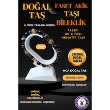 Faset Kesim 10 Mm Akik Taşı Hematit Taşı Bileklik Özel Üretim Elmas Kesim Taş Karışık Renkli Karışık Renkli