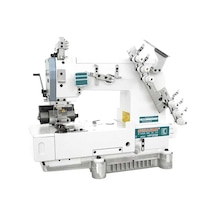 Siruba Hf008-02064p/fbq/c İki İğne Bıçaklı Kot Köprü Hazırlama Makinası Tayvan