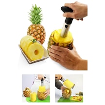 Ananas Soyma Dilimleme Kesici Bıçağı Paslanmaz Çelik Meyve Mutfak