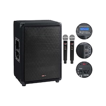 Lastvoice Lps-15ma Mikrofonlu Portatif Ahşap Kabin Hoparlör 15 İnç 1000w