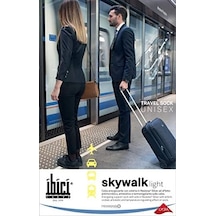 Skywalk Light Gümüş İyonlu Dize Kadar Dinlendirici Çorap Abanoz