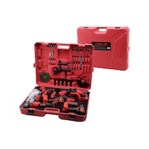 6pcs Usta Elektrikli Alet Seti Şarjlı 21v Spral Taşlama - Hilti - Bağ Makas - Somun Sökme - Darbeli
