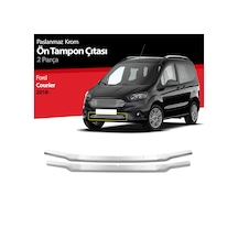 Ford Tourneo Courıer 2018 Üzeri Krom Ön Tampon Çıtası 2 Prç.