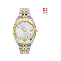 Inspıratıon Jwg04209 Sellita Sw200-1, 26 Jewels Otomatik Mekanizmalı, Swiss Made Erkek Kol Saati Gold - Gümüş
