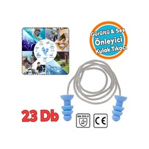 Tr Yıkanabilir Kulak Tıkacı 23 Db İpli Su Geçirmez, Gürültü Önleyici Yüzme Uyku Seyahat İçin Tıkaç