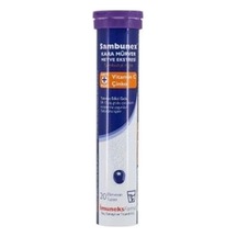 Sambunex Kara Mürver Vitamin C Çinko Efervesan Tablet 20 Tablet