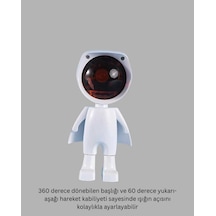 Kompakt Astronot Tasarımlı Şarjlı Ortam Lambası 1 Adet Diğer