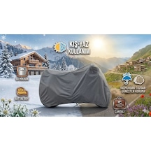 Yamaha Xmax 250/300/400 İle Uyumlu Dört Mevsim Tam Koruma Premium Motosiklet Brandası