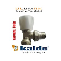 Radyatör Vanası Köşe 1/2 Kalde