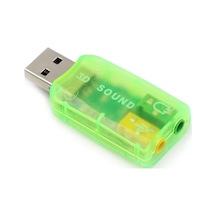 5.1 Usb Stereo Ses Adaptörü , Harici Ses Kartı, Pc Ve Dizüstü Bilgisayar İçin 3d Usb Ses Adaptörü,