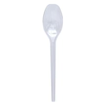 Plastik Sup Kaşık Şeffaf - 100'Lü