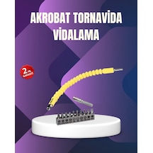 Buğz 12 Parça Vidalama Uç Seti Akrobat Tasarım Dayanıklı Metal