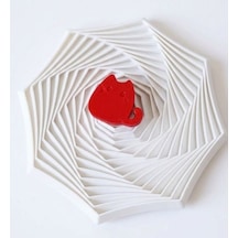 Montessori Eğitici Geometrik Yıldız - Kedi Figürlü Akıl Ve Zeka Oyuncağı - Motor Becerisi- Beyaz