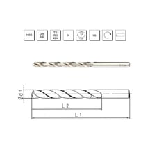 Mte Makina Takım 10 Mm Hss Dın 340 Silindirik Saplı Uzun Matkap Ucu - B00007201000