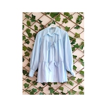 Çınar Boutique Fiyonklu Tunik-mavi - Standart Mavi Mavi