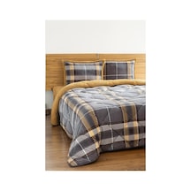Comforter Tek Kişilik Yorgan Seti Antonin Gri-sarı Gri-sarı