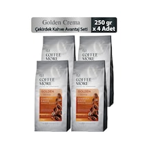 Coffee More Golden Crema Çekirdek Kahve 250 Gr X 4 Adet