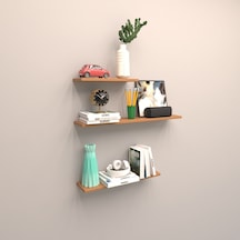 Rafkestir 3 Lü Raf Set ( 60-40-40 ) Bambu ( Mat )